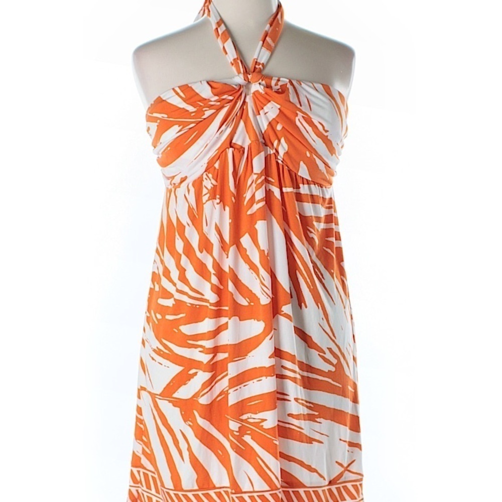 Apt 9 Hot Orange Halter Dress
